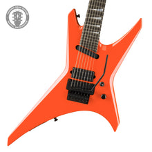 Load image into Gallery viewer, New Jackson Custom Shop Limited Edition Dave Davidson Warrior 7 Huntsman Orange Master Built by "Metal" Joe Williams PRE ORDER