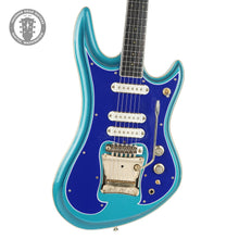 Load image into Gallery viewer, 1982 Guyatone Sharp 5 Reissue Blue Sparkle