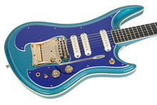 Load image into Gallery viewer, 1982 Guyatone Sharp 5 Reissue Blue Sparkle