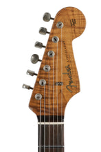 Load image into Gallery viewer, New Fender Custom Shop Dennis Galuszka Masterbuilt Roasted '59 Stratocaster Brazilian Aged Wide Fade 3 Tone Sunburst AAAA Flamed Neck