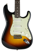 Load image into Gallery viewer, New Fender Custom Shop Dennis Galuszka Masterbuilt Roasted '59 Stratocaster Brazilian Aged Wide Fade 3 Tone Sunburst AAAA Flamed Neck