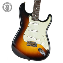 Load image into Gallery viewer, New Fender Custom Shop Dennis Galuszka Masterbuilt Roasted '59 Stratocaster Brazilian Aged Wide Fade 3 Tone Sunburst AAAA Flamed Neck