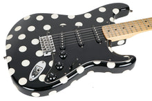Load image into Gallery viewer, 2002 Fender Buddy Guy Stratocaster Black with White Polkadots