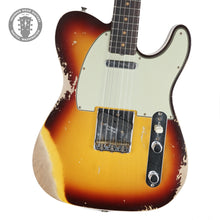 Load image into Gallery viewer, 2024 Fender Custom Shop 1960 Telecaster Custom Heavy Relic Chocolate 3 Tone Sunburst