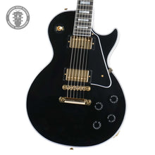 Load image into Gallery viewer, New Gibson Custom Shop Les Paul Custom Ebony w/ Ebony Fingerboard Gloss CS402370