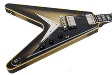 Load image into Gallery viewer, New Gibson Custom Shop Flying V Custom TRG Stinger Antique Silverburst Made 2 Measure #CS501291