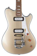 Load image into Gallery viewer, New Powers Electric A-Type Casablanca Beige/ Dolomite Silver W/PF42 Pickups