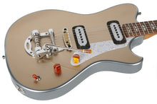 Load image into Gallery viewer, New Powers Electric A-Type Casablanca Beige/ Dolomite Silver W/PF42 Pickups