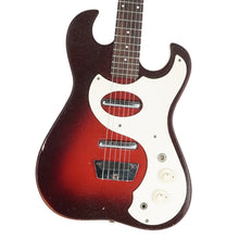 Load image into Gallery viewer, 1960's Silvertone 1457 Red Burst Guitar w/ Amp in Case