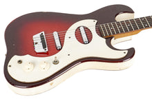 Load image into Gallery viewer, 1960's Silvertone 1457 Red Burst Guitar w/ Amp in Case