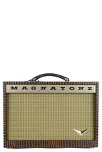 Load image into Gallery viewer, New Magnatone Starlite Combo Brown French Alligator Tolex / Gold Stripe Grill #7541