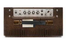Load image into Gallery viewer, New Magnatone Baby M-80 Combo Brown French Alligator Tolex / Gold Stripe Grill #8783