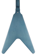 Load image into Gallery viewer, New Gibson Custom Shop 1967 Mahogany Flying V TRG Stinger Series Bahama Blue Stop Bar VOS