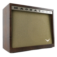 Load image into Gallery viewer, New Magnatone Twilighter Combo Brown French Alligator Tolex / Gold Stripe Grill