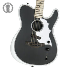 Load image into Gallery viewer, New Fender Jack White Triplesonic Acoustasonic Telecaster Satin Arctic White with Black Top