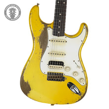 Load image into Gallery viewer, 2024 Fender Custom Shop '60 Heavy Relic Stratocaster Levi Perry Masterbuilt Graffiti Yellow HSS