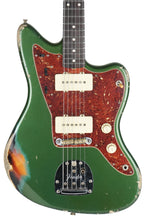 Load image into Gallery viewer, New Fender Masterbuilt Levi Perry Jazzmaster Relic Faded Aged Sherwood Green Over 3 Color Sunburst