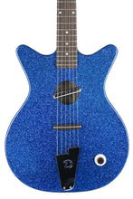 Load image into Gallery viewer, Used Danelectro Convertible Blue Sparkle