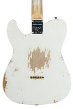 Load image into Gallery viewer, New Fender Custom Shop 1960 Telecaster Custom Heavy Relic Aged Olympic White Over Chocolate 3 Color Sunburst
