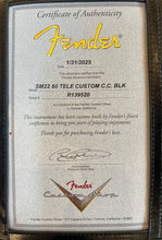 Load image into Gallery viewer, New Fender Custom Shop '60 Telecaster Custom Closet Classic Black