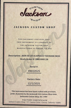 Load image into Gallery viewer, New Jackson Custom Shop Thunder Mod San Dimas Nitro Relic Acapulco Gold Thunder Road Exclusive