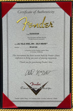 Load image into Gallery viewer, New Fender Austin Macnutt Masterbuilt Custom Shop 1952 Telecaster Heavy Relic Black Out