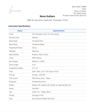 Load image into Gallery viewer, New Novo Serus J Bull Black Over '64 3-Tone Sunburst