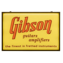 Load image into Gallery viewer, Gibson "Guitars & Amplifiers" Vintage Lighted Sign