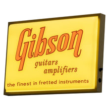Load image into Gallery viewer, Gibson "Guitars & Amplifiers" Vintage Lighted Sign