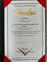 Load image into Gallery viewer, New Fender Custom Shop Dennis Galuszka Masterbuilt 60&#39;s Stratocaster Relic Aged Olympic White
