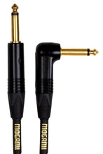 Load image into Gallery viewer, Mogami Gold Right Angle Instrument Cable 18ft.
