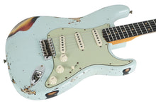 Load image into Gallery viewer, New Fender Custom Shop &#39;60 Stratocaster Heavy Relic Aged Sonic Blue over Three-Color Sunburst
