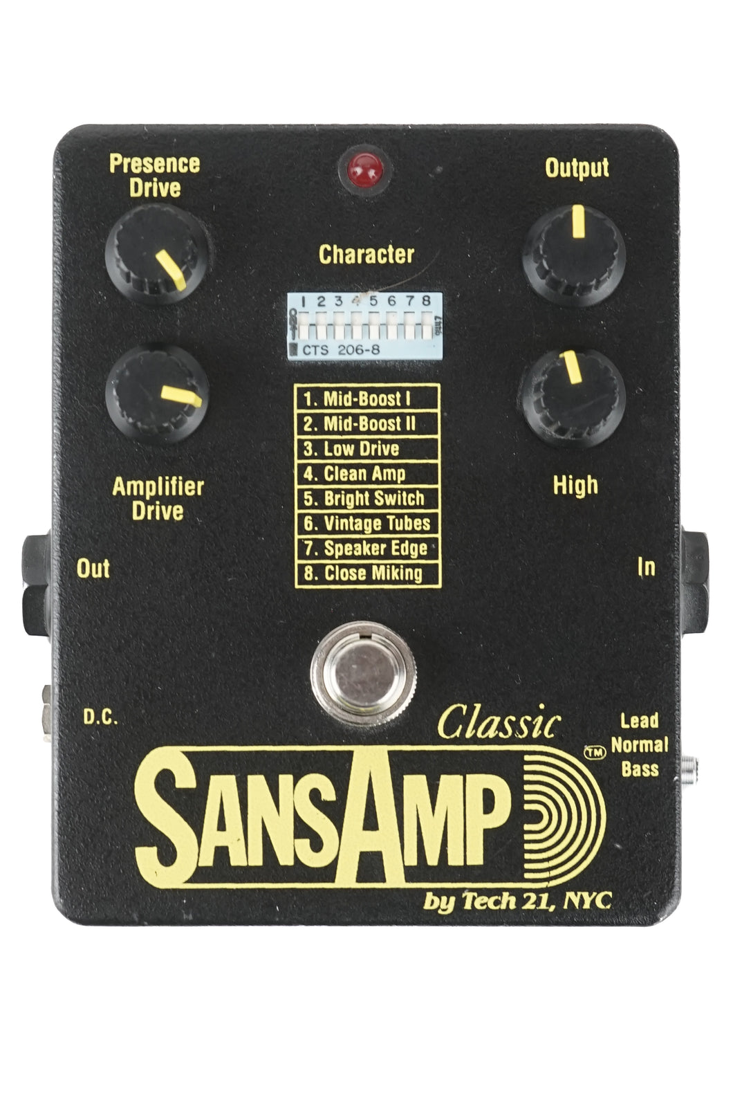 Used Tech 21 Sansamp Classic Pedal