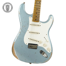 Load image into Gallery viewer, New Fender Custom Shop 1956 Hardtail Stratocaster Heavy Relic Faded Blue Ice Metallic
