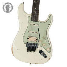 Load image into Gallery viewer, New Fender Custom Shop 1960 Stratocaster Relic HSS Vintage White Floyd Rose
