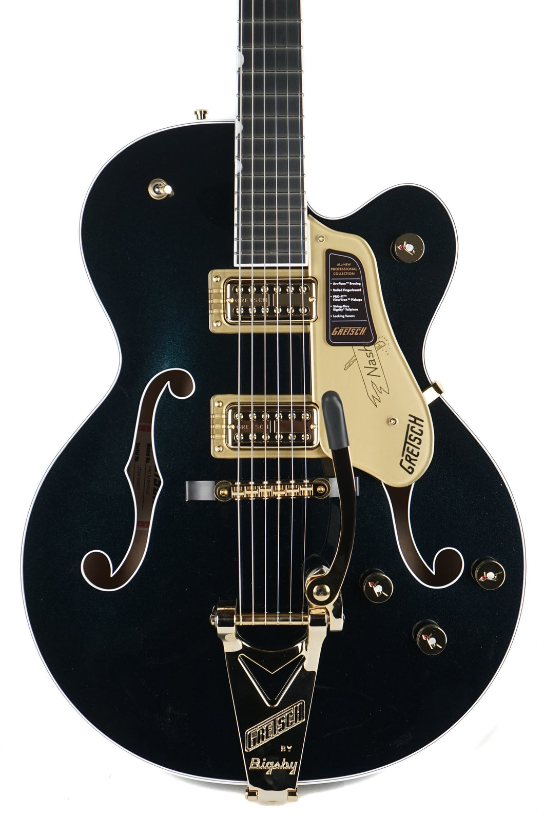 New Gretsch Nashville Hollow Body with String-Thru Bigsby Midnight Sapphire