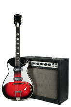 Load image into Gallery viewer, 1960s Airline Stratotone 7215 Red-Burst w/ Matching Amp
