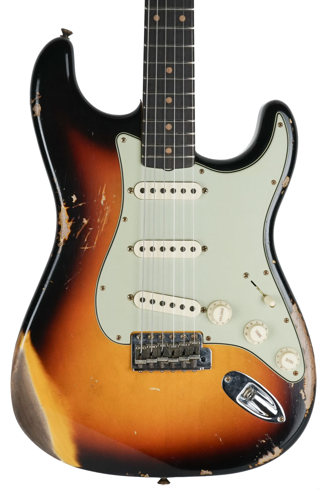 New Fender Custom Shop '61 Stratocaster Heavy Relic Super Faded Aged 3 Tone Sunburst
