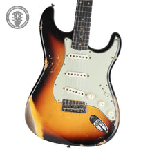 Load image into Gallery viewer, New Fender Custom Shop &#39;61 Stratocaster Heavy Relic Super Faded Aged 3 Tone Sunburst
