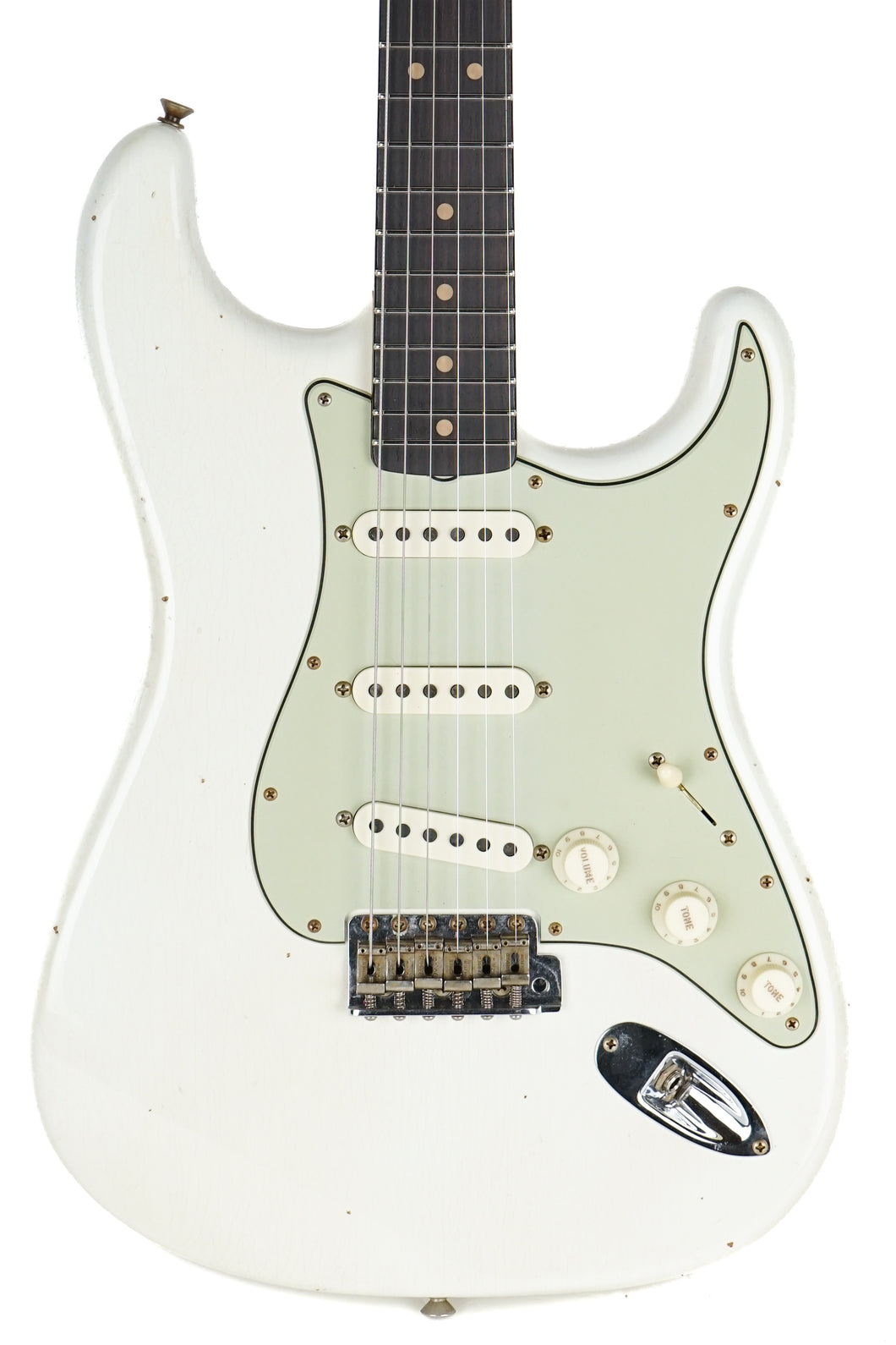 New Fender Custom Shop LTD '64 L-Series Stratocaster Journeyman Relic Aged Olympic White