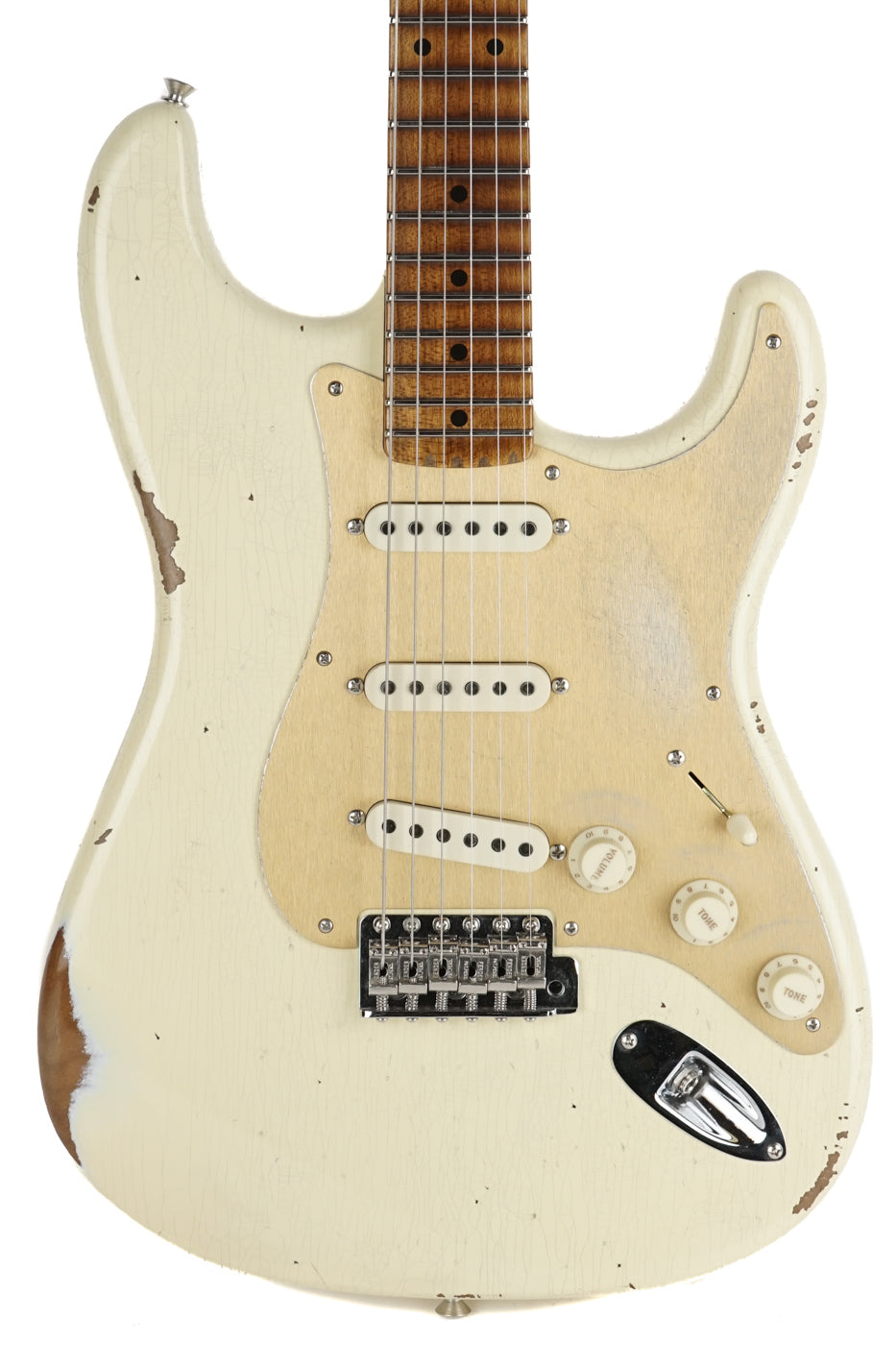 New Fender Custom Shop F22 '56 Relic Roasted Stratocaster Aged Vintage White