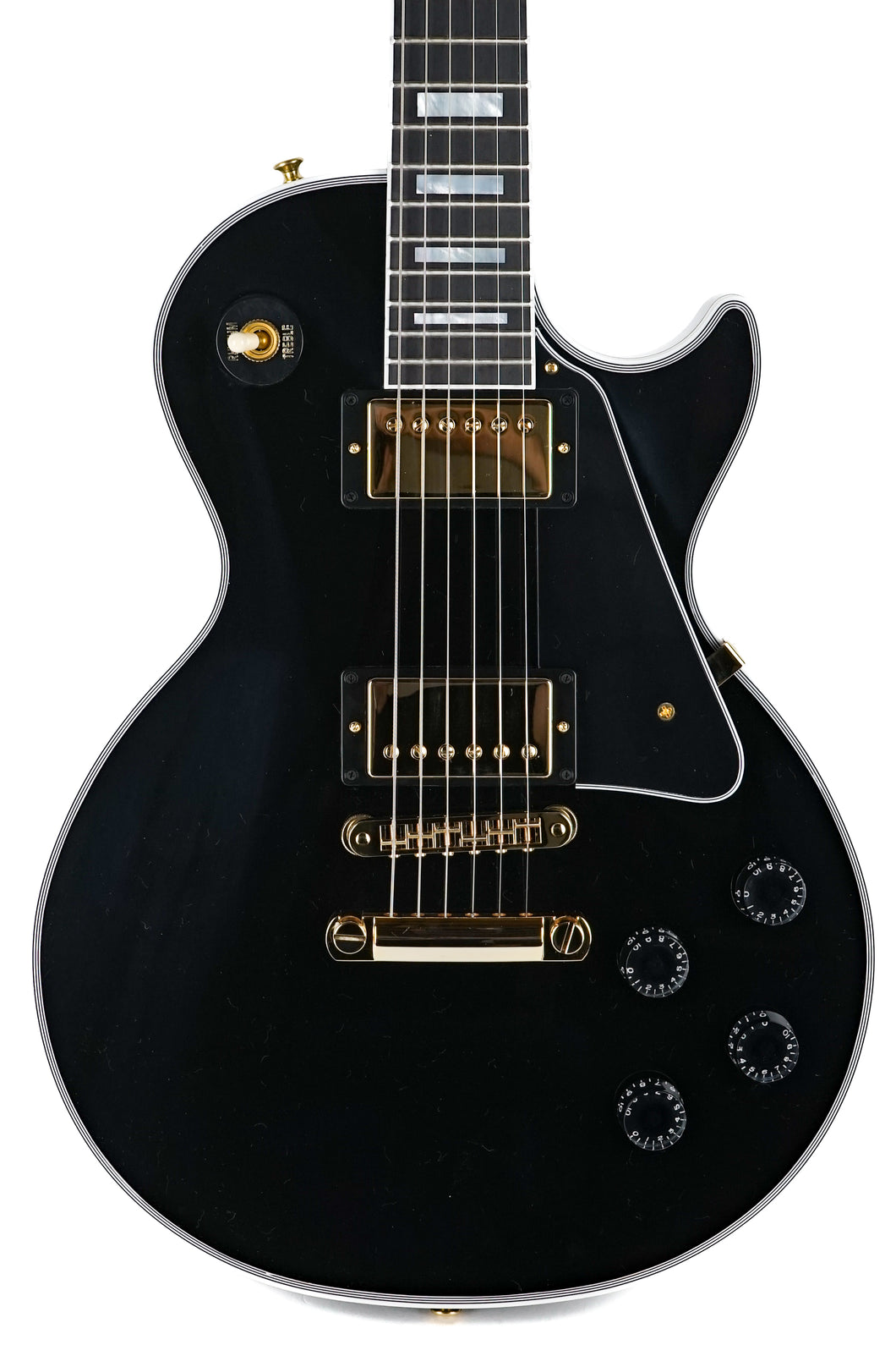 New Gibson Custom Shop Les Paul Custom Ebony w/ Ebony Fingerboard Gloss CS500225