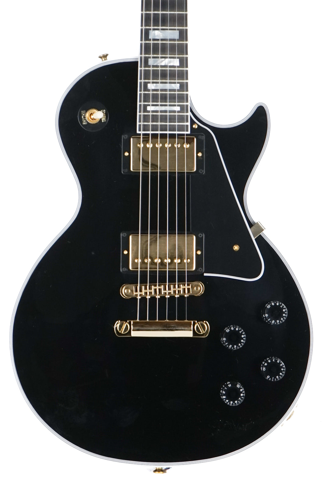 New Gibson Custom Shop Les Paul Custom Ebony w/ Ebony Fingerboard Gloss CS402370