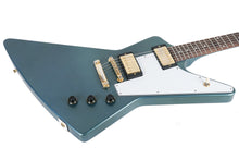 Load image into Gallery viewer, New Gibson Custom Shop 58 Korina Explorer Antique Pelham Blue VOS Made 2 Measure
