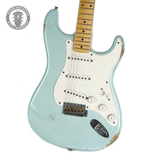 Load image into Gallery viewer, 2010 Fender Custom Shop Limited Edition Stratocaster Dennis Galuzka Masterbuilt 50&#39;s Relic Sonic Blue
