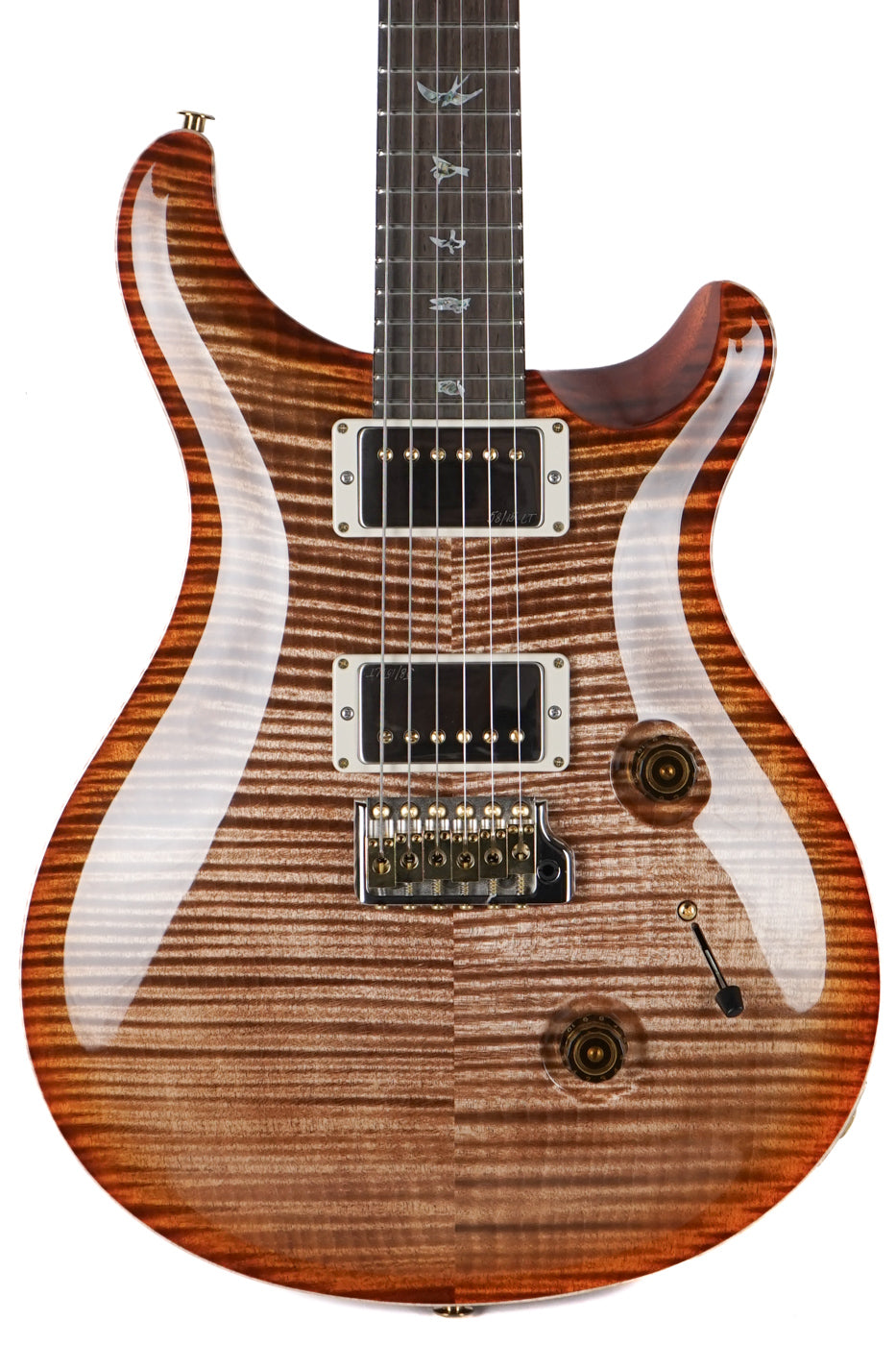 2024 PRS Wood Library Custom 24 10 Top Autumn Sky Brazilian