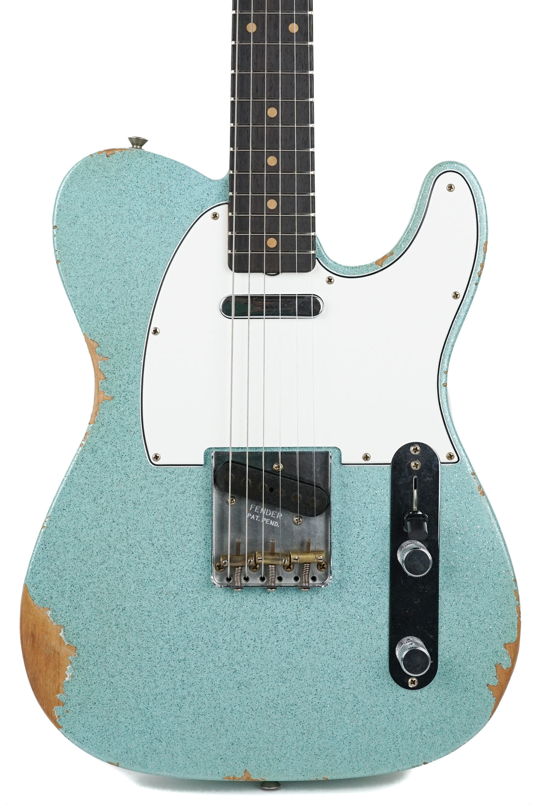 New Fender Custom Shop LTD '61 Telecaster Relic Aged Daphne Blue Sparkle