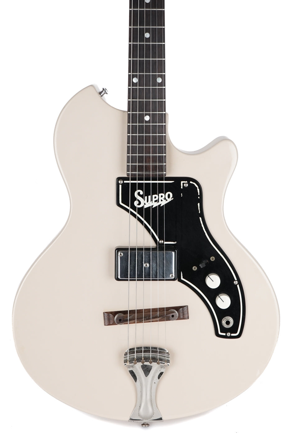 1962 Supro Kingston White Res-O-Glass