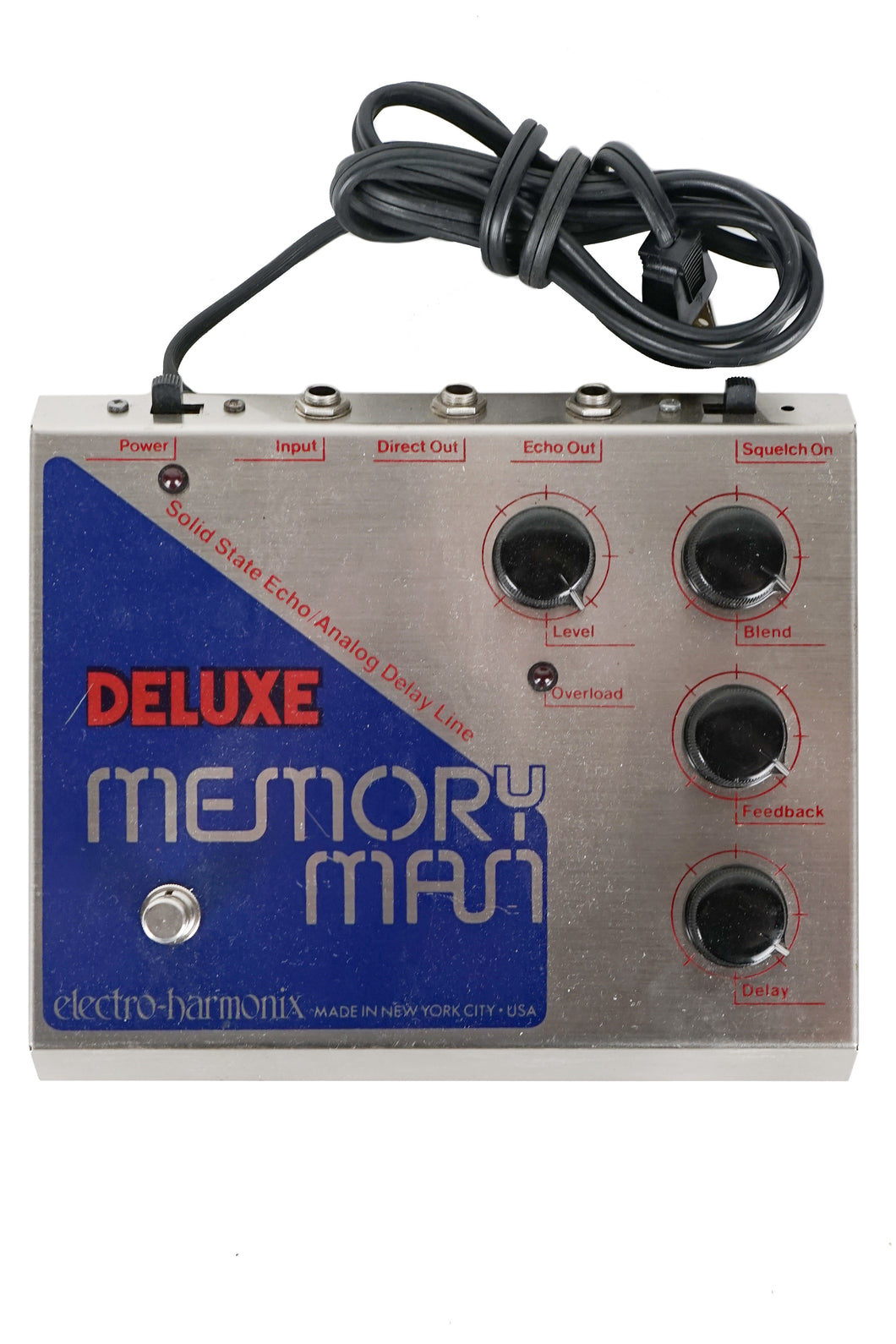1970s Electro-Harmonix Deluxe Memory Man Blue Label