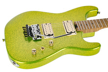 Load image into Gallery viewer, New Charvel Custom Shop San Dimas Gecko Green Sparkle W/FU Tone Upgrades
